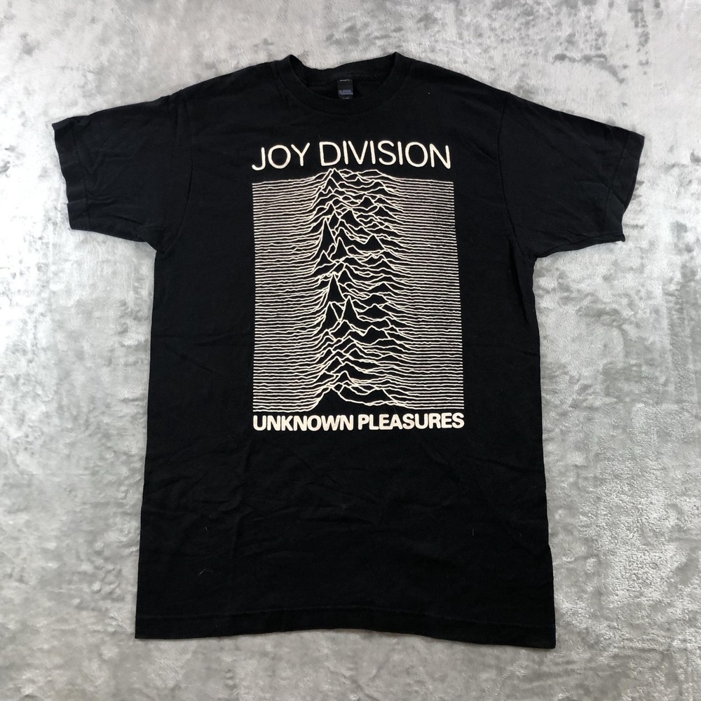 Joy Division Shirt Mens Medium Black Pleasures Graphic Band Tee Tultex